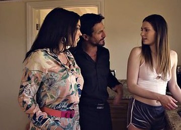 Taboo Threesome With Uncle And Stepmom