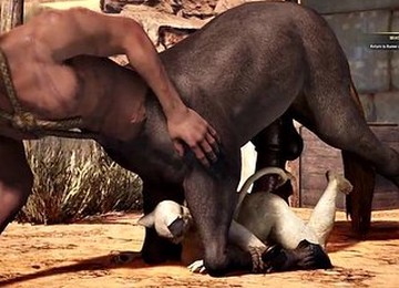 CARNAL INSTINCT GAME - Big Pussy Cumshot, Super Hot Anal Fuck