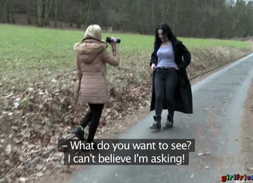 Secret Twat Eating Woodland Walk 1 - Girlfriends