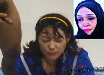 Beautiful Asian Amateur Slut Bukkake Porn