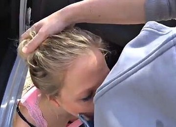 Blonde Hooker Fucked And Waxed Outside
