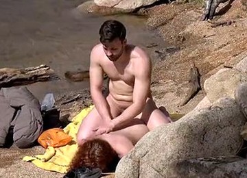 Jade Seduces Random Strangers By The Lake And Fucks One Of Them