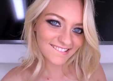 Slutty Blonde College Girl POV