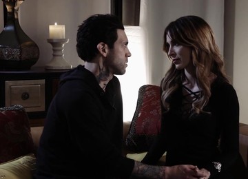 Riding Her Tattooed BF Brings Charming Slender Babe Maximum Delight