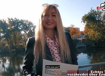 German Blonde Street Hooker Public Pickup Story