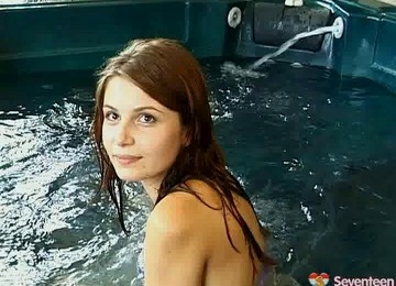 During A Soak In The Hot Tub He Takes Off Her Bikini And Bangs Her