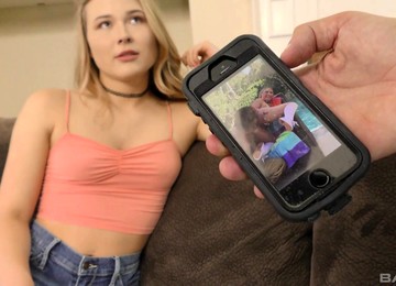 Teen Blonde Alyssa Cole Missionary Fucked In Long Socks