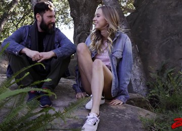 Hardcore Fucking On The Leather Sofa With Hot Ass Haley Reed