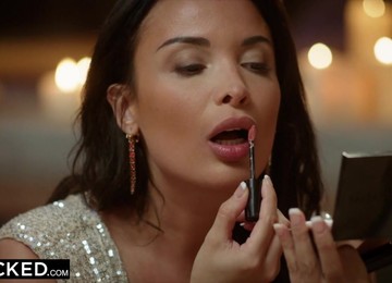 BLACKED Hottie French Girl Gets DPed By Two Huge BBCs At Party - Anissa Kate