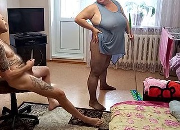 I Jerk Off My Cock Then I Fuck The Maid