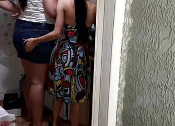 While We Were Cooking And Fucking We Were Spied On By A Neighbor