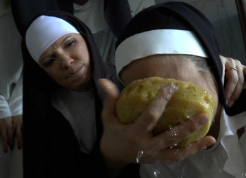 Horny Lesbians Drilling Each Other Pussies With Toys