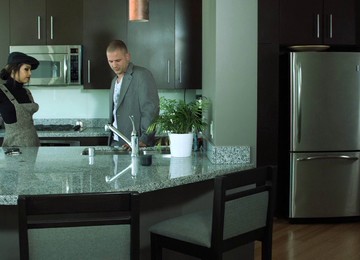 A Couple Sneaks Into The Bathroom And Fucks At A Party