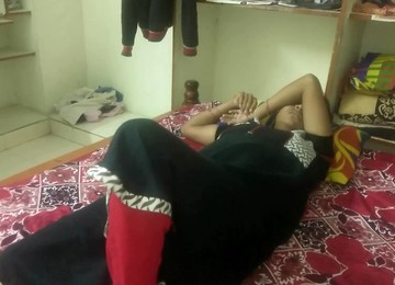 Real Life Married Telugu Couple Homemade Horny Wife With Big Ass Fucking On Top In Indian Hindi Talk