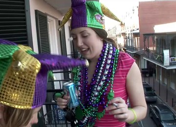 Two Amateur Lesbians Flash Their Bodies And Pet Each Other