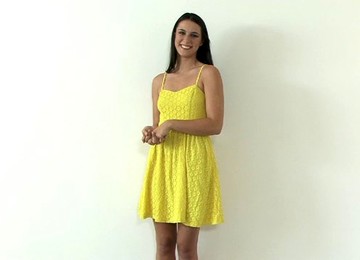 Candace Is Not Shy To Show Us Her Hot Body And Remove Her Yellow Dress