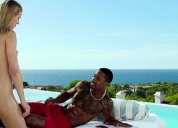 BLACKED BBC Loving Busty Blonde Seduces Handsome Stranger