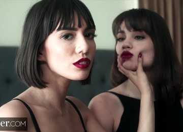 Two Girls Get Whipped And Banged During Kinky 3Some