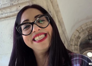 Spanish Student Down To Pound 1 - Public Pickups