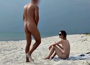 Real Fun On The Public Beach