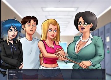 Summertime Saga - Groping Boobies By The Beach Pt.19