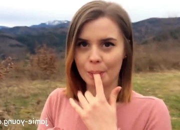 My First Outdoor Sex - POV Video