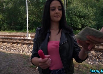 POV Outdoor Copulating With Mia Trejsi