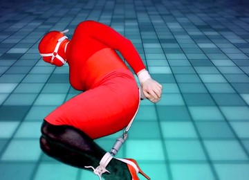 Stuff Gagged Bondage, Metal Self Bondage, Selbstbondage