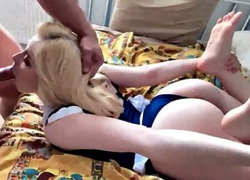 Beautiful Amateur Blonde Teen In POV Action