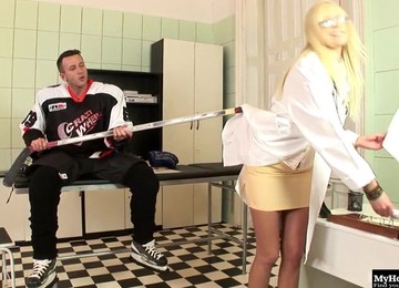 Teena Lipoldinos Speciality Is Checking Her Patients Reflexes.