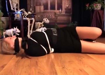 Two Females Bound And Gagged