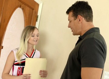 Man Pussy Fucks Teen Cheerleader In Ruthless XXX