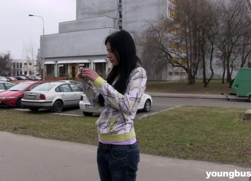 Lean Lesbian Brunettes With Great Tits Make Love In The Bathroom