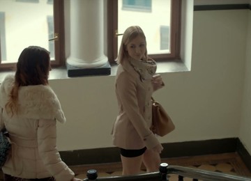 Posh Babe Nicole Vice Is Eating Fresh Looking Pussy Of Naughty Girlfriend