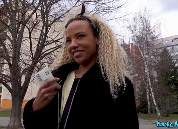 Easygoing Black Bimbo With Small Tits Pleases Erik In Bed