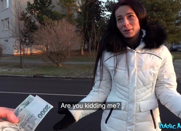 Tight Wet Snatch Drains Agents Balls