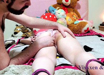 Daddy, Tied Gagged, Pussy Torment