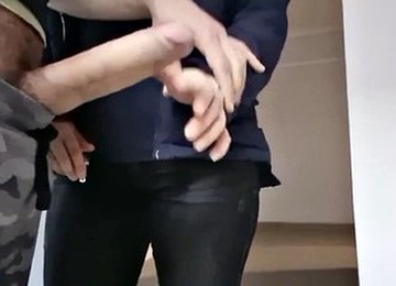 A Man Shows A Cock To A Beautiful Unknown Girl