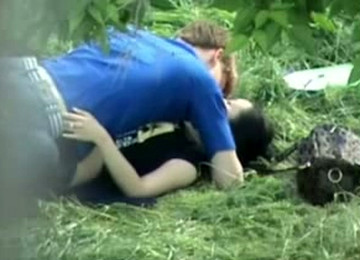 Spy Cam Video With Asian Teen Sucking Her BF's Cock In A Park