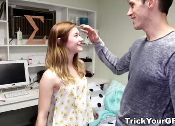 He Watching His Gf Getting A Nailing