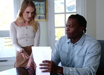 Cock Hungry Natalie Knight Invited Her Black Friend Over For Sex