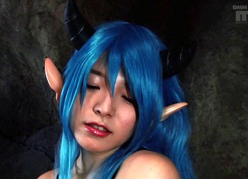 Ai Uehara Is In Costume While Giving Head And Getting Fucked