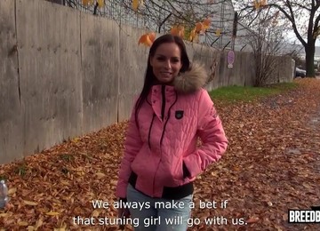 Quick Reality Hook With Car Blowjob With Czech Brunette Slut