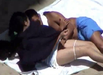 Adorable Amateur Brunette On The Nude Beach Is Very Shy