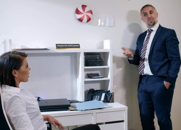 Horny Secretary Gets Fucked Hard By Her Boss - Adriana Chechik