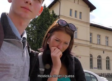 Cash Motivated Hot Tourist To Try Sex With Handsome Stranger