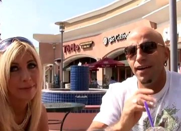 Misty Vonage Sucks A Huge Dick Outdoor In Orgasm