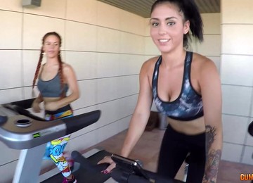 Aysha And Gala Brown Want To Seduce A Fellow For A Great Threesome