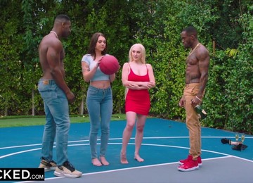 BLACKED They Lied To Both Of Their Boyfriends For This - Gabbie Carter