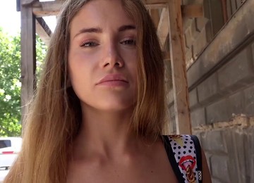 Street Hookup With A Tall Chick On The Streets Of Germany
